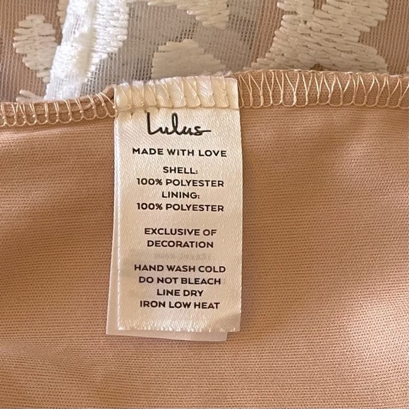 Lulu’s Angelic Intentions White Lace Wide-Leg Jumpsuit - Picture 7 of 7